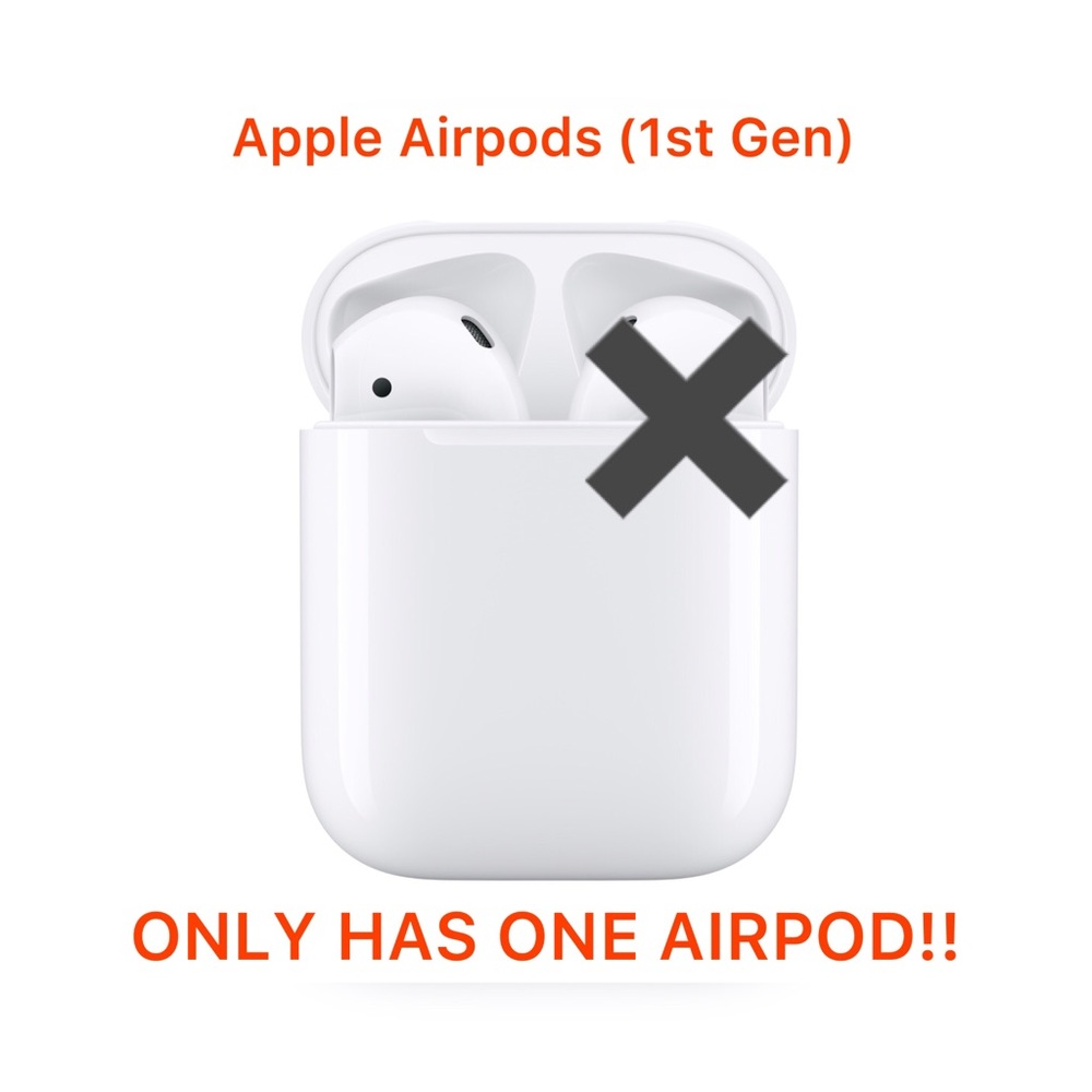 Apple Airpods (1st Gen) ONLY HAS ONE AIRPOD!